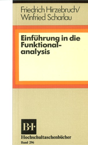 Einführung in die Funktionalanalysis