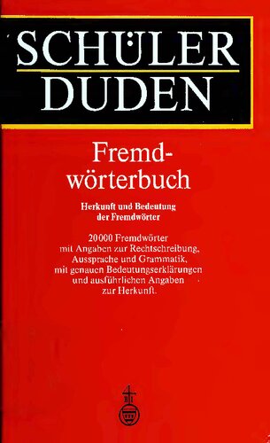 Schülerduden Fremdwörterbuch