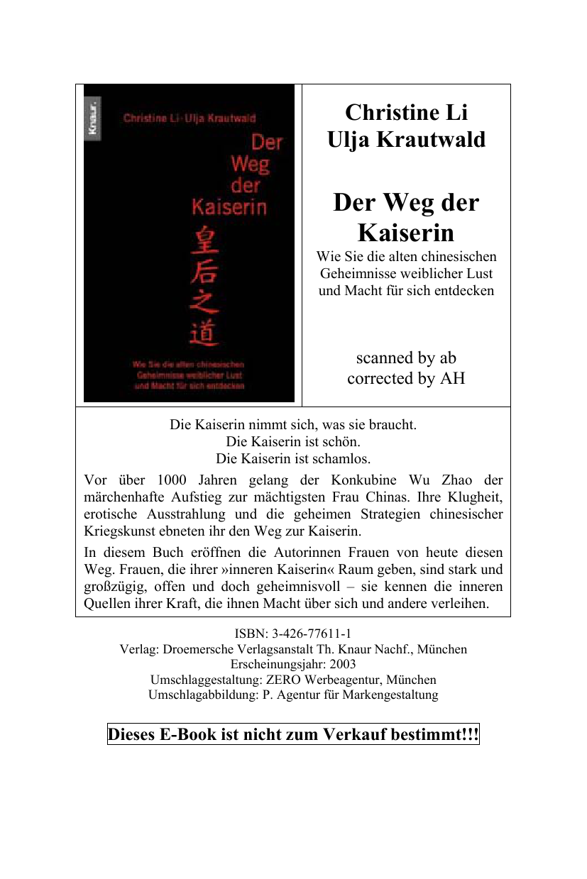 Der Weg Der Kaiserin