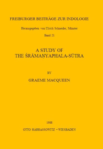 A study of the Śrāmaṇyaphala sūtra