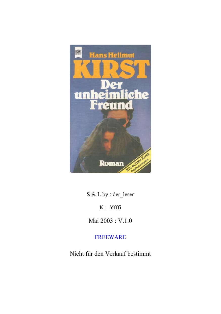 Der unheimliche Freund Roman