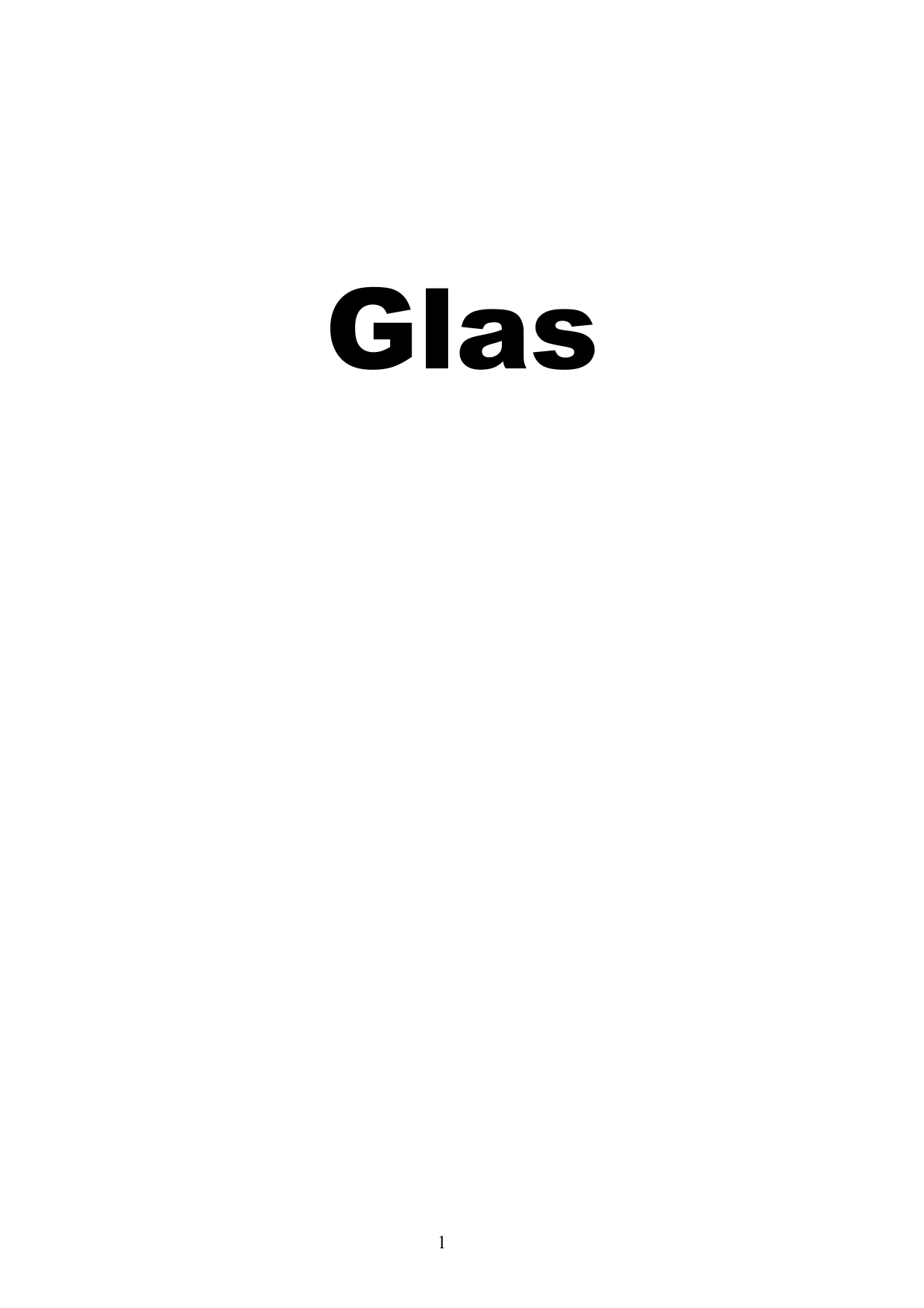 Glas