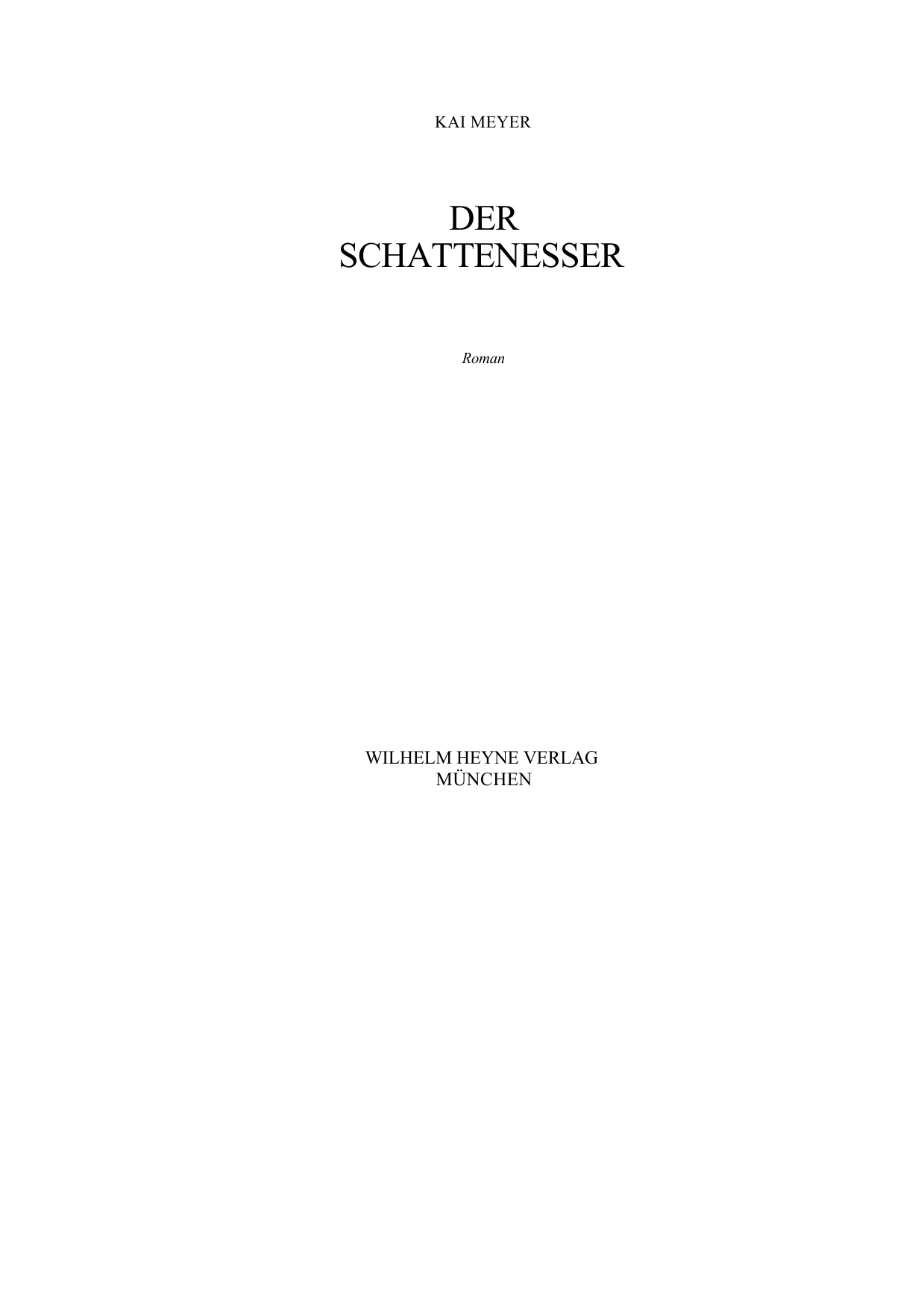 Der Schattenesser