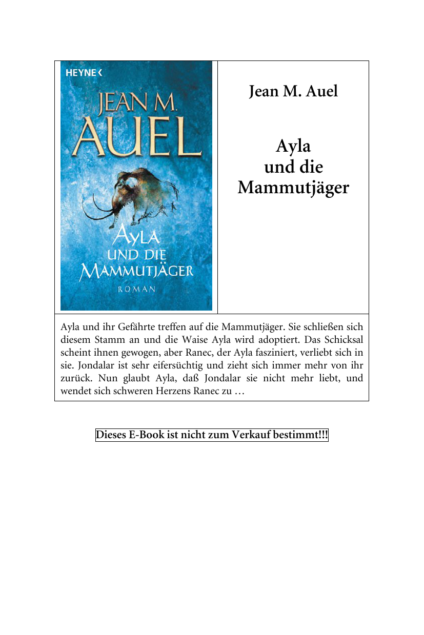 Ayla und die Mammutjäger