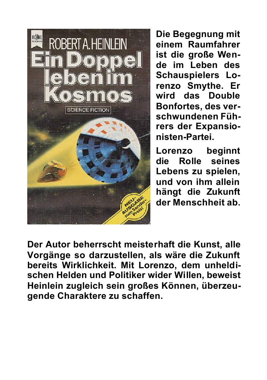 Ein Doppelleben im Kosmos