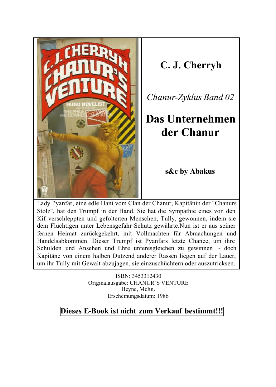 Das Unternehmen der Chanur