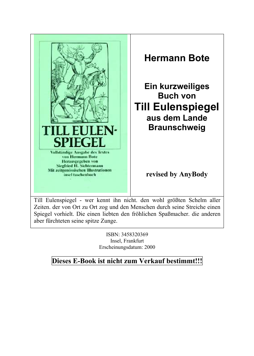 Till Eulenspiegel