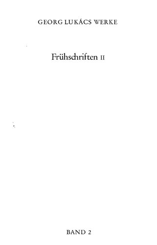 Frühschriften