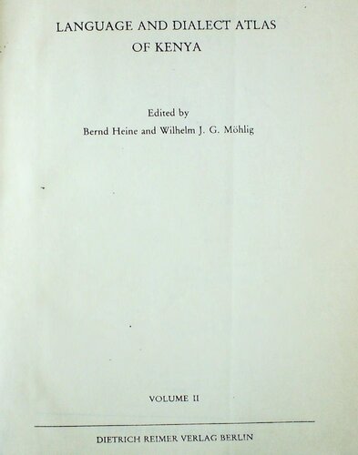 The Non-Bantu Languages of Kenya