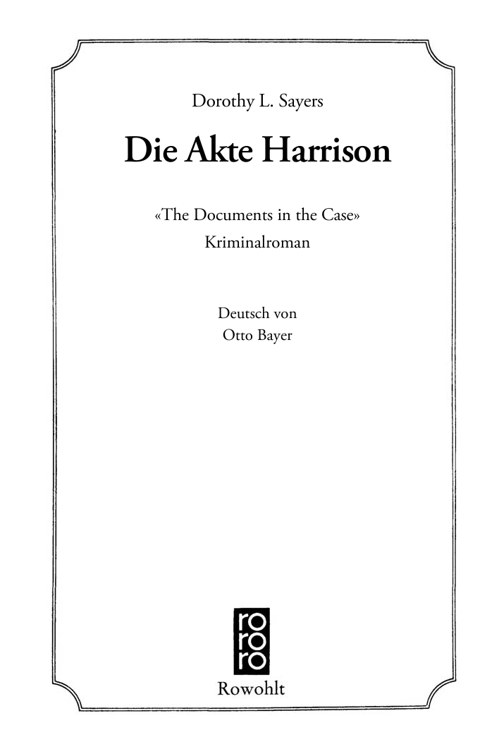 Die Akte Harrison