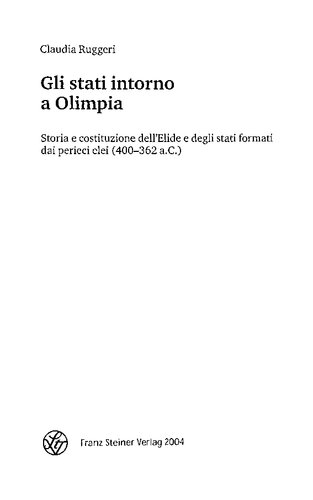 Gli stati intorno a Olimpia