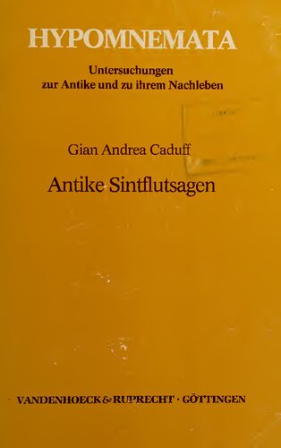 Antike Sintflutsagen