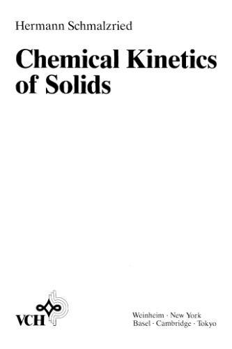 Chemical Kinetics Of Solids