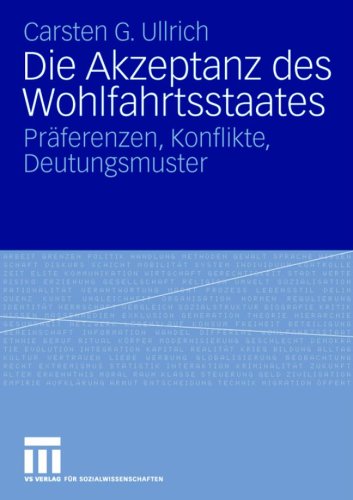 Die Akzeptanz Des Wohlfahrtsstaates