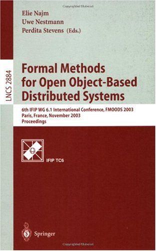 Formal Methods for Open Object-Based Distributed Systems