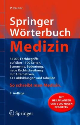 Springer Wörterbuch Medizin (Springer Wörterbuch) (German Edition)