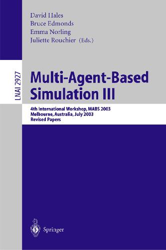 Multi-Agent-Based Simulation III.