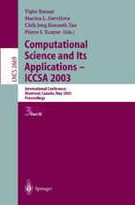 Computational Science and Its Applications - Iccsa 2003