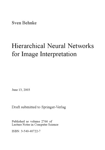 Hierarchical Neural Networks for Image Interpretation