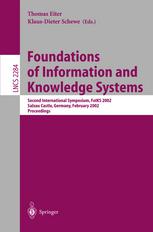 Foundations Of Information And Knowledge Systems