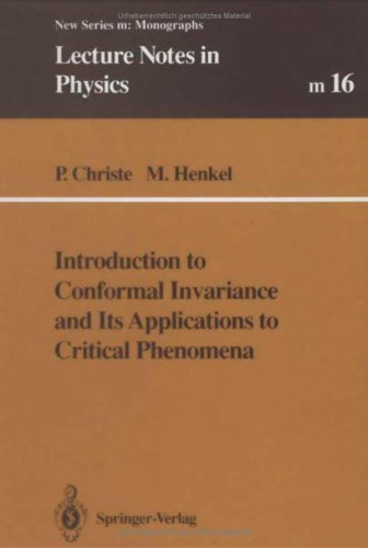 Introduction To Conformal Invariance And Its Applications To Critical Phenomena