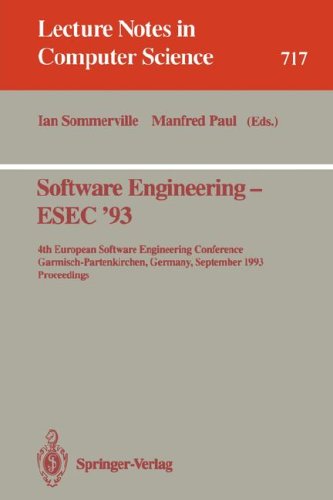 Software Engineering - Esec '93