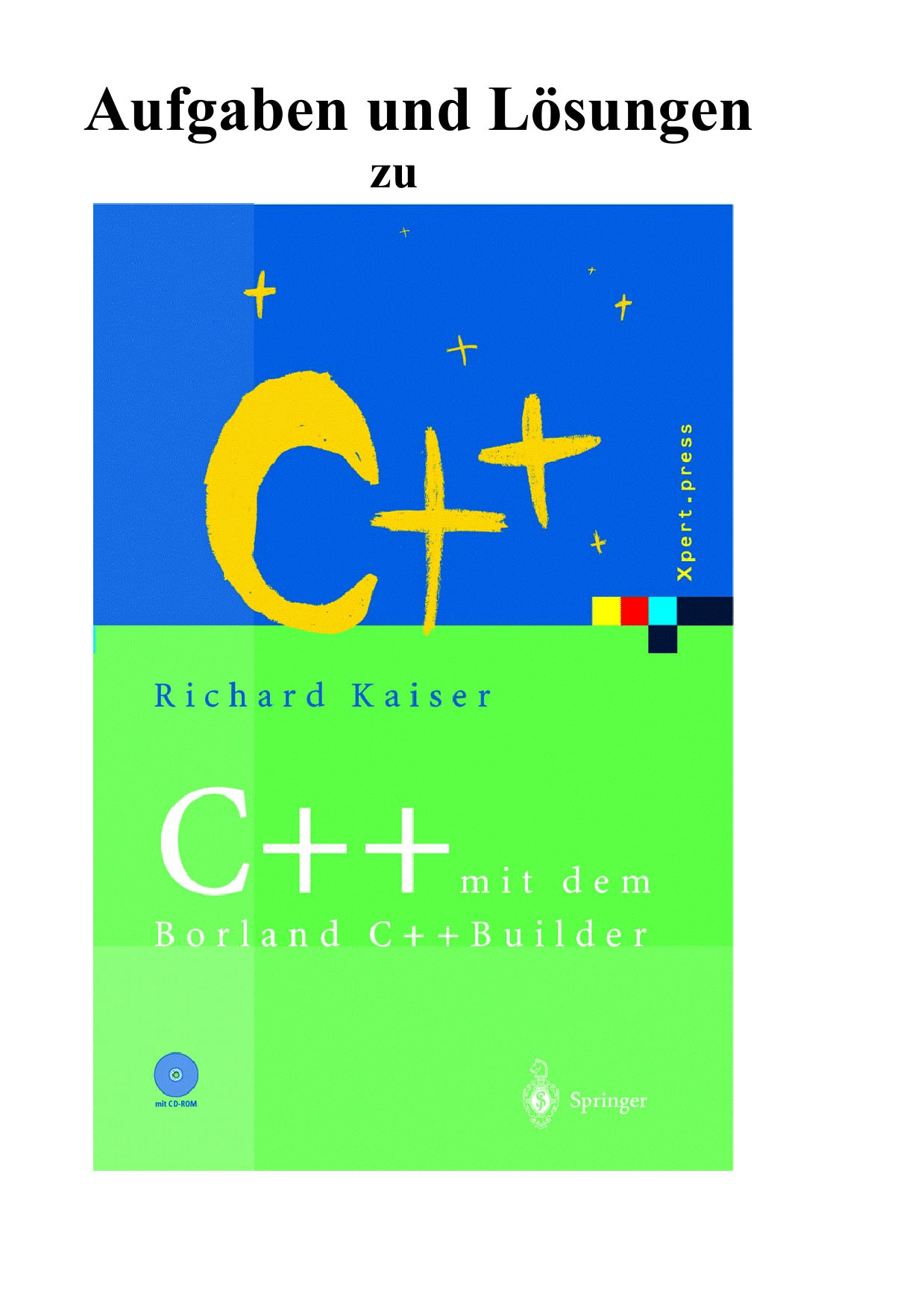 C++ Mit Dem Borland C++builder 2006 C++ Mit Dem Borland C++builder 2006