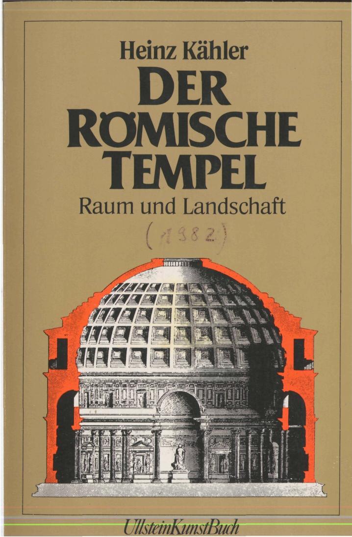 Der römische Tempel - Raum und Landschaft