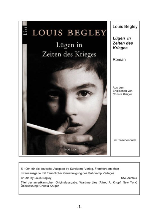 Lügen In Zeiten Des Krieges