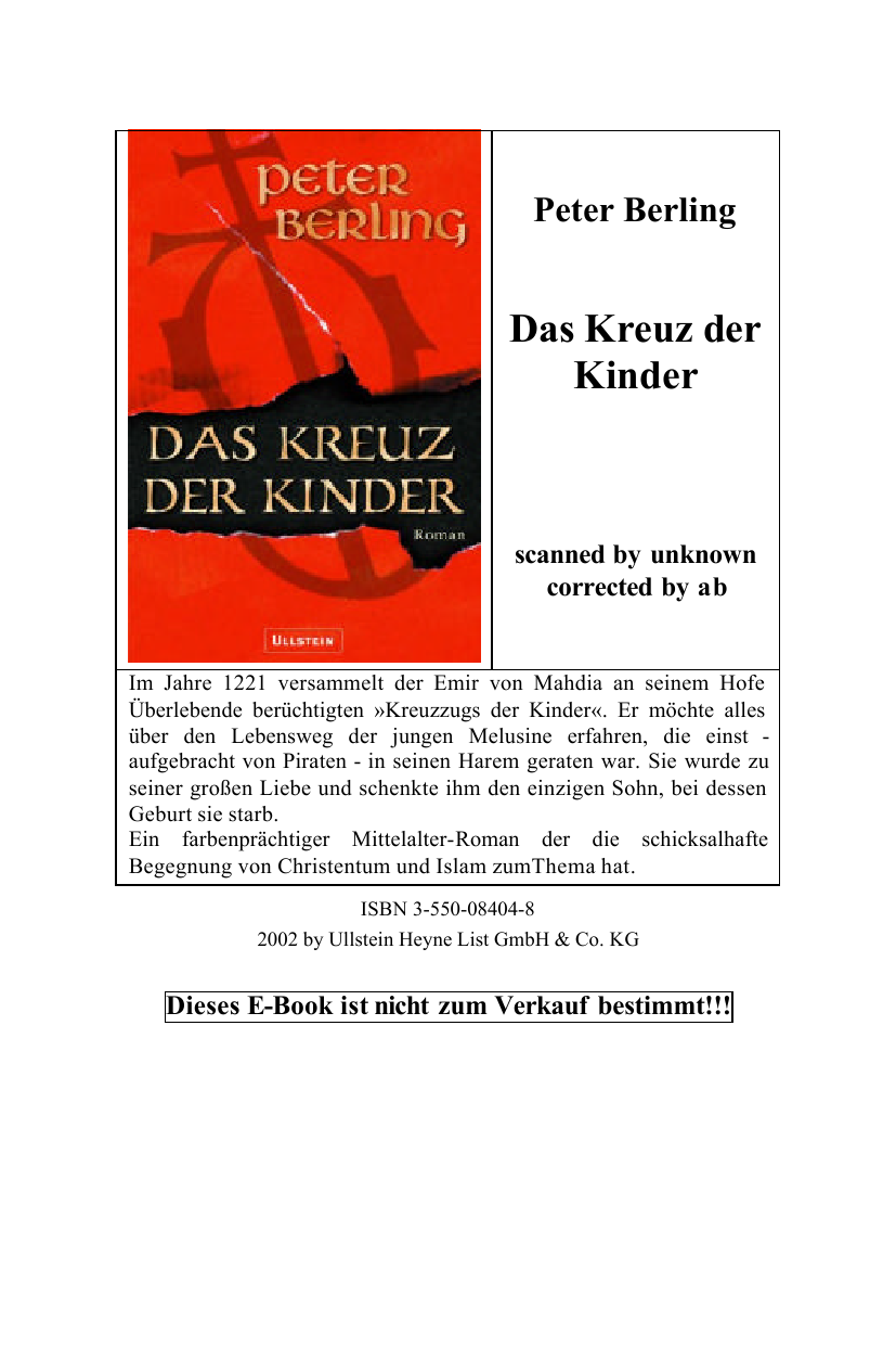 Das Kreuz der Kinder.