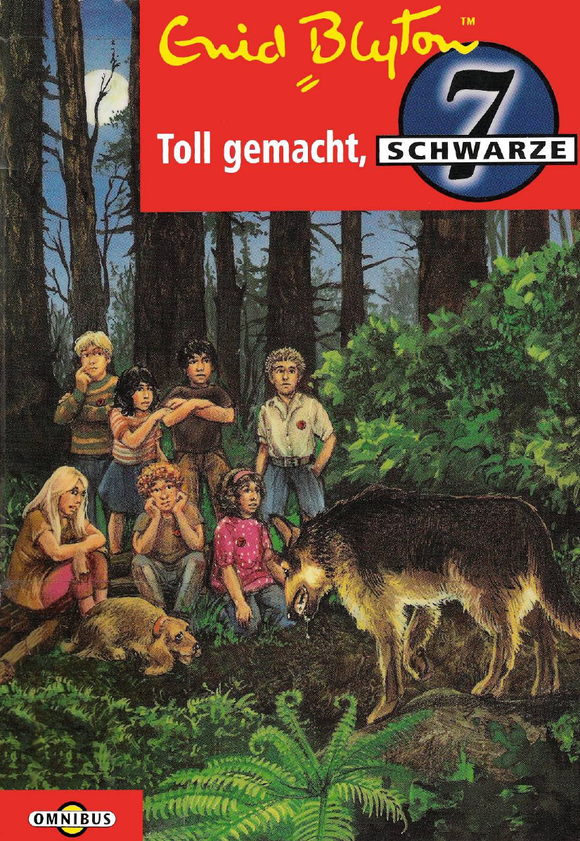 Toll gemacht, schwarze Sieben