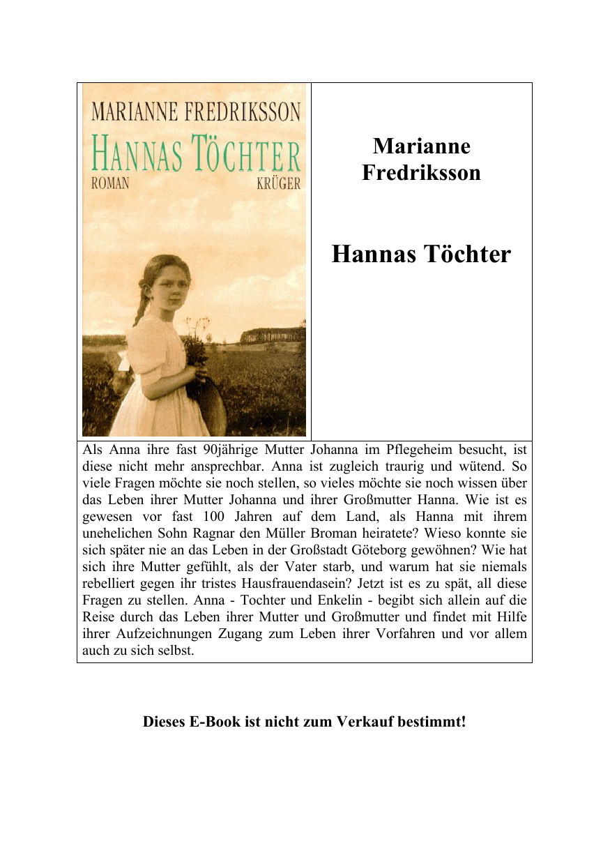 Hannas Töchter