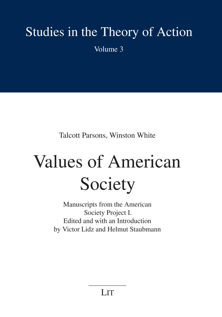 Values of American Society