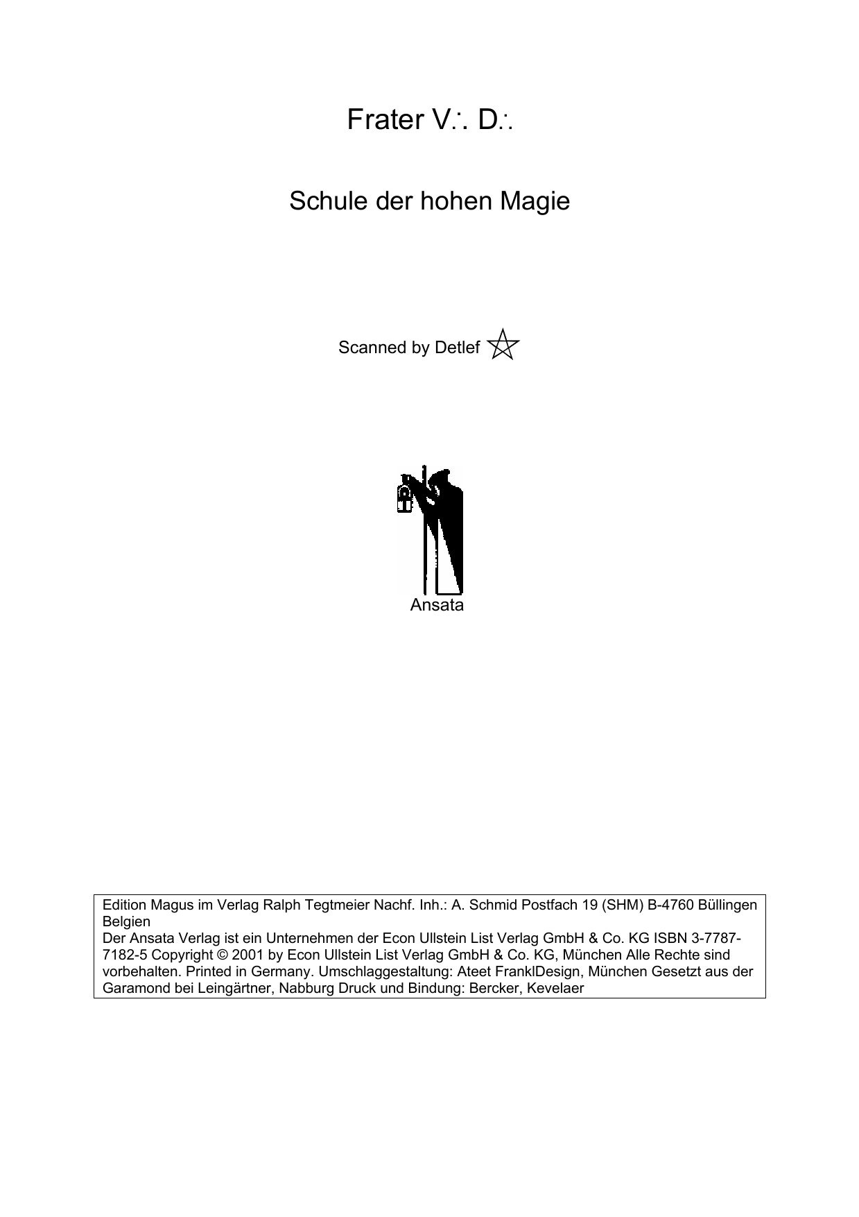 Die Schule der Hohen Magie