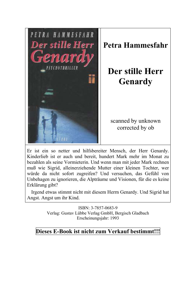 Der Stille Herr Genardy