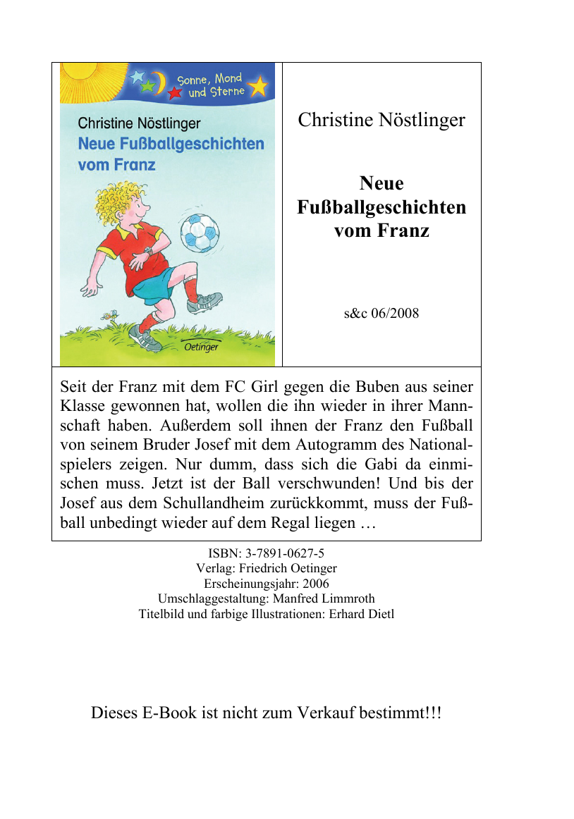 Neue Fußballgeschichten vom Franz