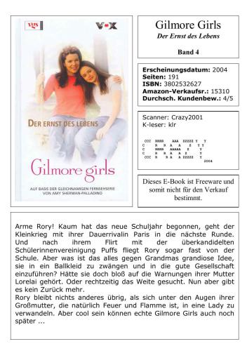 Gilmore Girls 4. Der Ernst des Lebens.