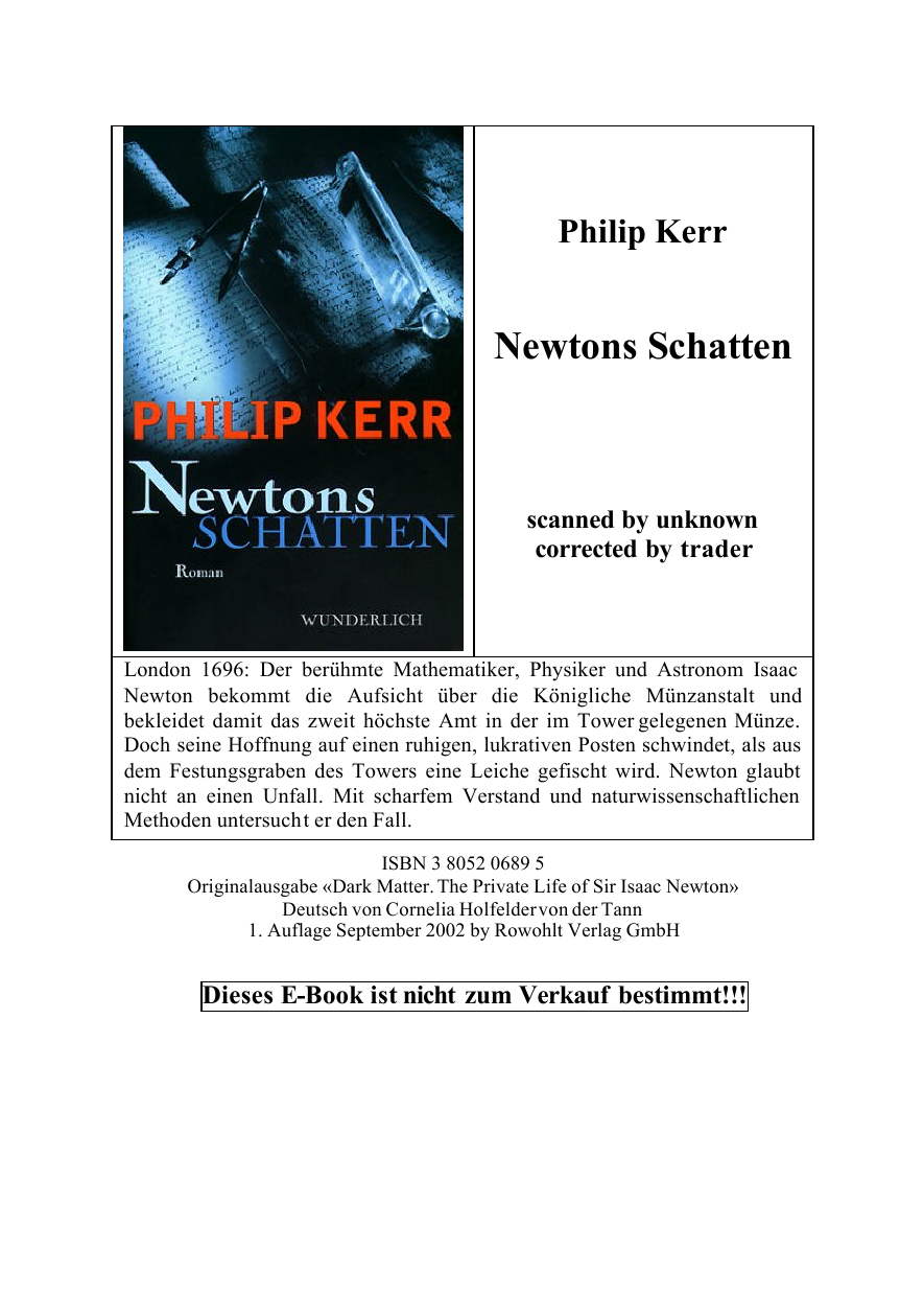 Newtons Schatten