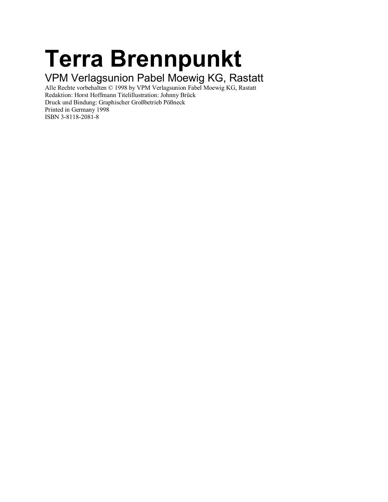 Terra im Brennpunkt