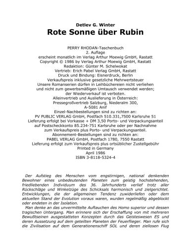 Rote Sonne über Rubin