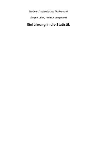 Einfuhrung in Die Statistik