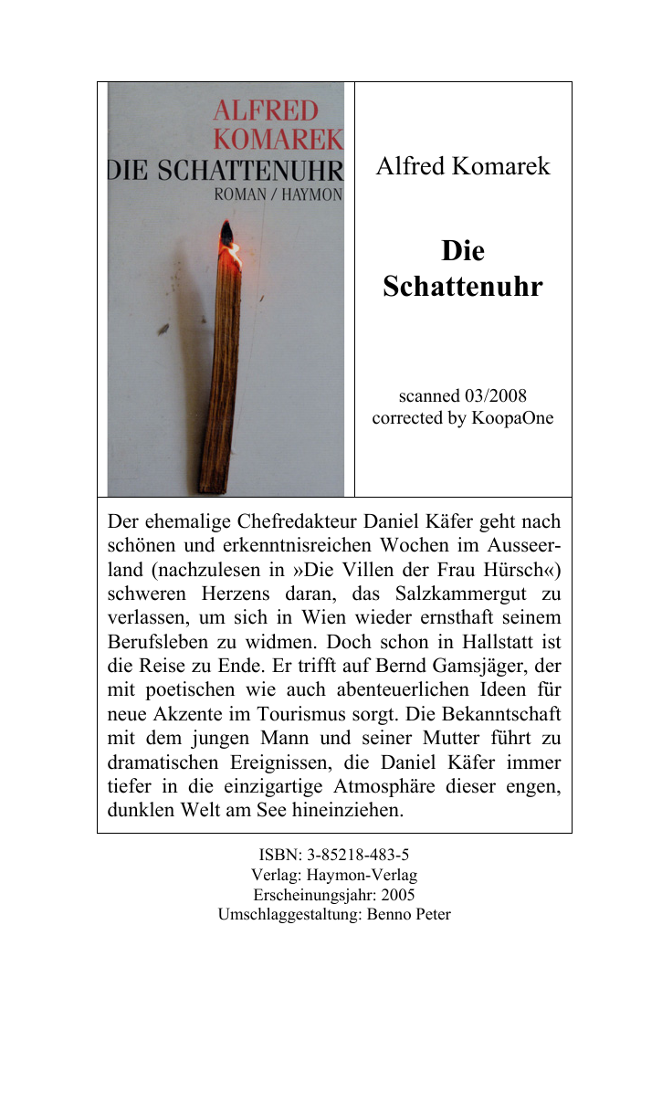 Die Schattenuhr