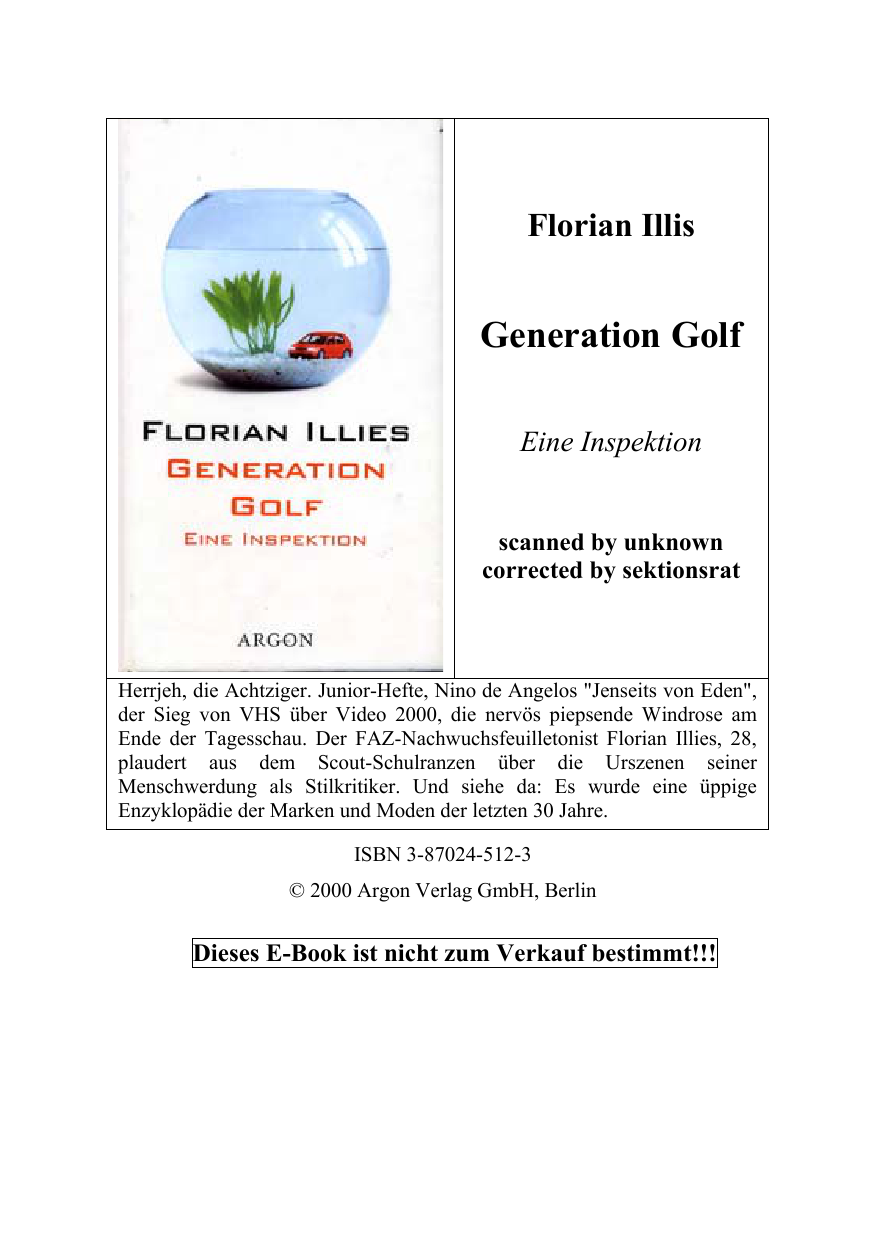 Generation Golf