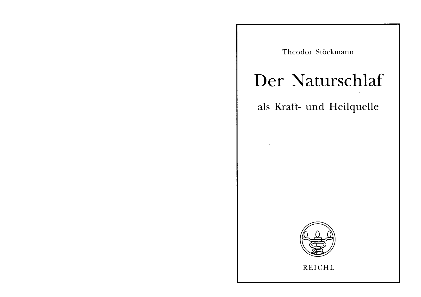 Der Naturschlaf als Kraft- und Heilquelle