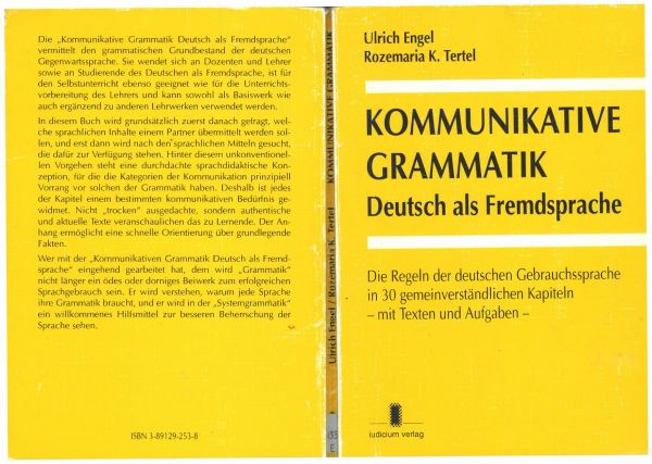 Kommunikative Grammatik : Deutsch als Fremdsprache