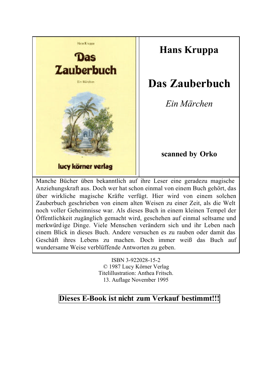Das Zauberbuch