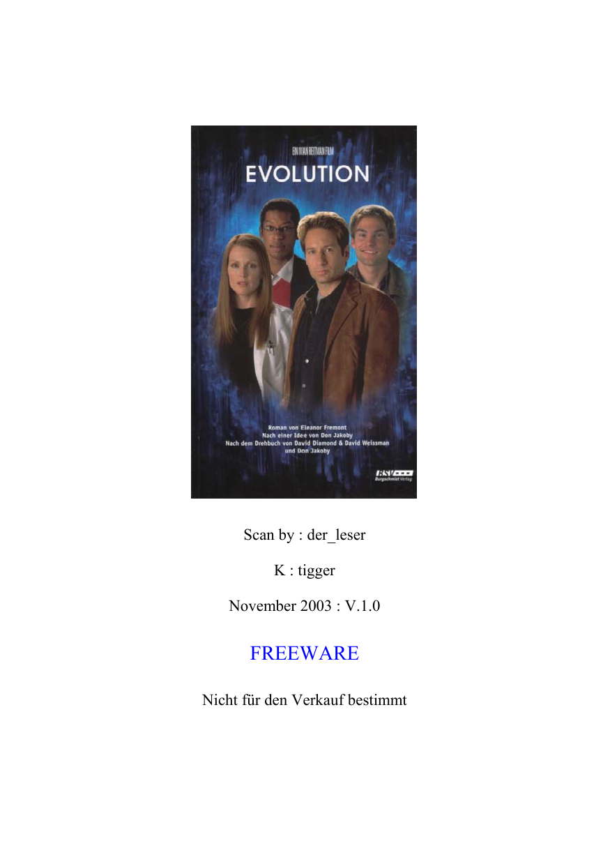 Ivan Reitman's Evolution