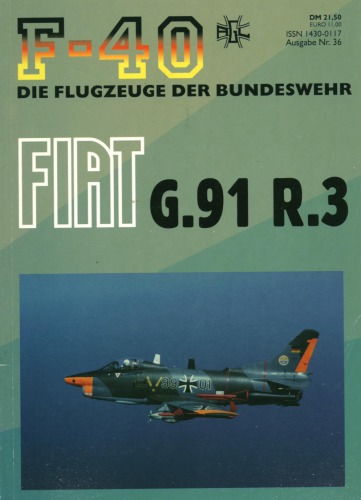 Fiat G.91 R.3 (F-40 Flugzeuge Der Bundeswehr 36)