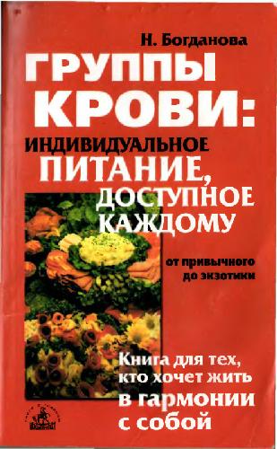 <div class=vernacular lang="ru">Группы крови : индивидуальное питание, доступное каждому /</div>
Gruppy krovi : individualʹnoe pitanie, dostupnoe kazhdomu