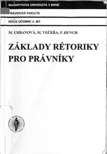 Základy rétoriky pro právníky